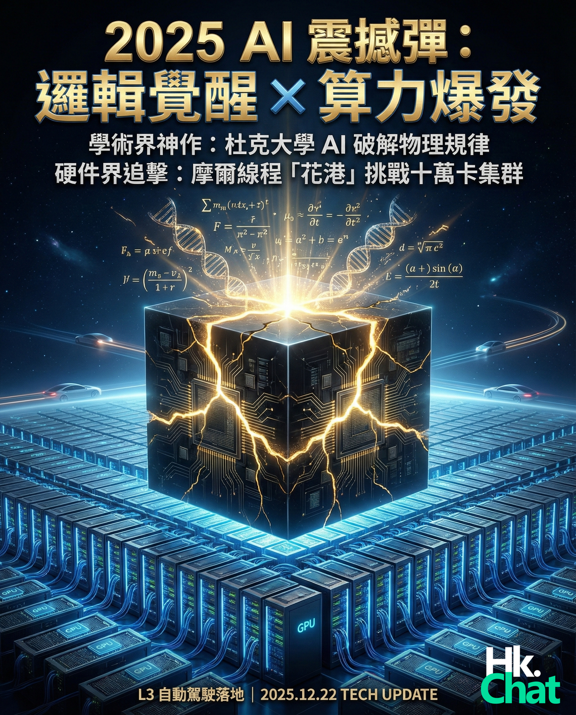 2025 AI 震撼彈：AI 開始識「諗嘢」？國產 GPU 進入「十萬卡」大戰！